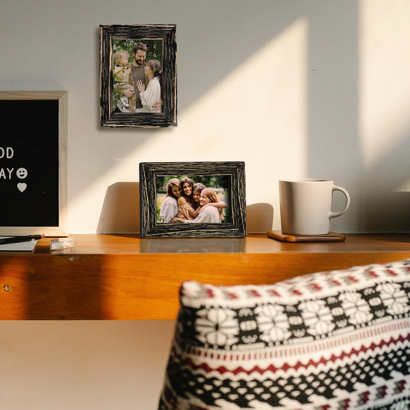5" x  7" Wood Picture Frame Collage Wall Decor